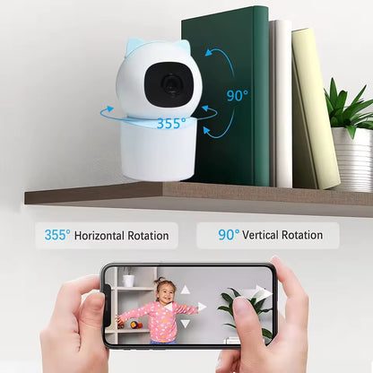 360 Two Way Audio Baby Camera with Motion Detector