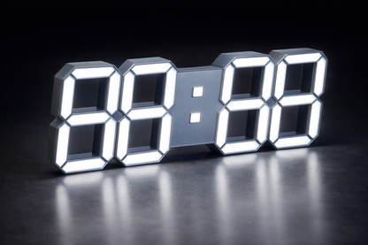 EMAF 15 Inch 3D LED Digital Wall Clock with Remote