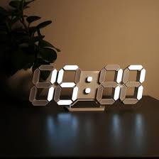 EMAF 15 Inch 3D LED Digital Wall Clock with Remote