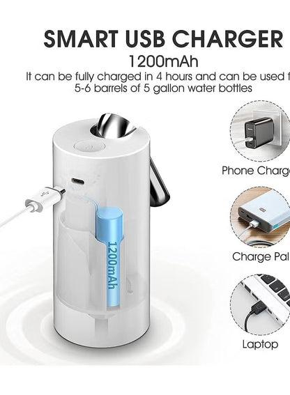 💧 Smart Foldable Water Dispenser Pump with Digital Display