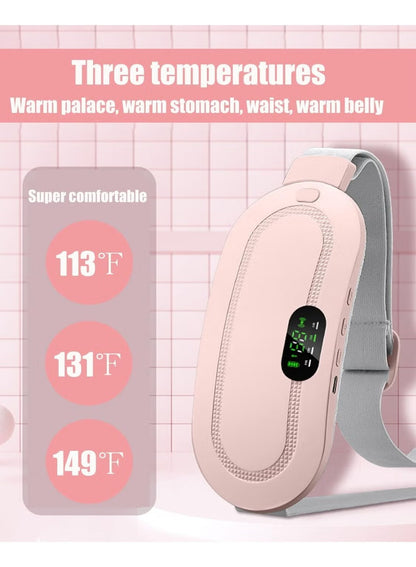 Cordless Heating & Vibration Relief Belt for Period Pain